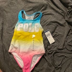 Polo toddler girl swim suit